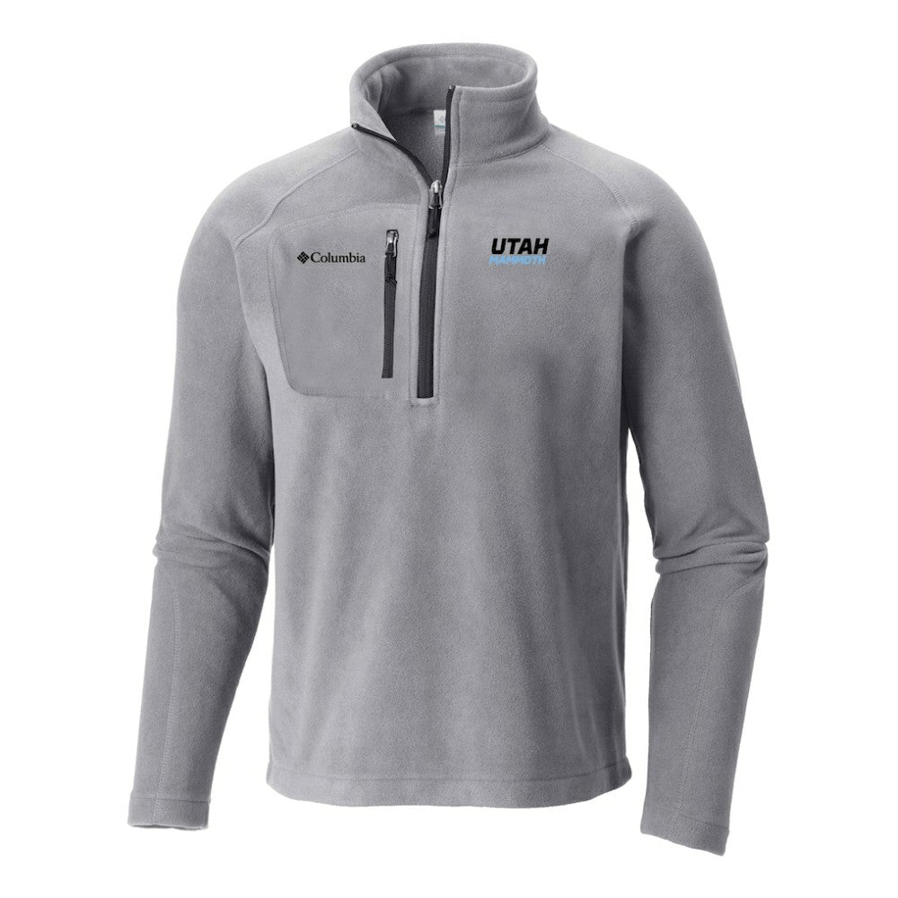 Utah Mammoth Columbia Fast Trek III Raglan Half-Zip Fleece Jacket - Gray Jackets