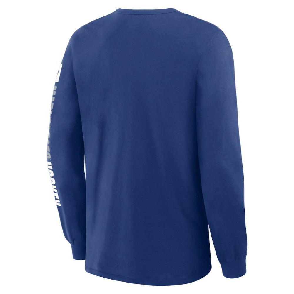 Toronto Maple Leafs Fanatics Goal Crease Legacy Long Sleeve T-Shirt - Blue T-shirts