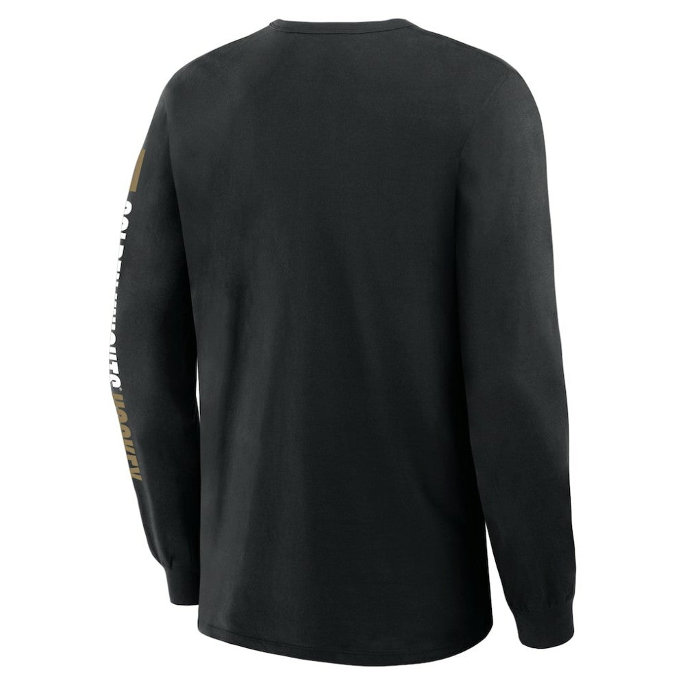 Vegas Golden Knights Fanatics Goal Crease Legacy Long Sleeve T-Shirt - Black T-shirts