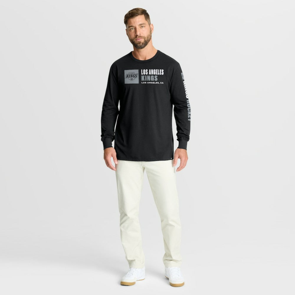 Los Angeles Kings Fanatics Goal Crease Legacy Long Sleeve T-Shirt - Black T-shirts