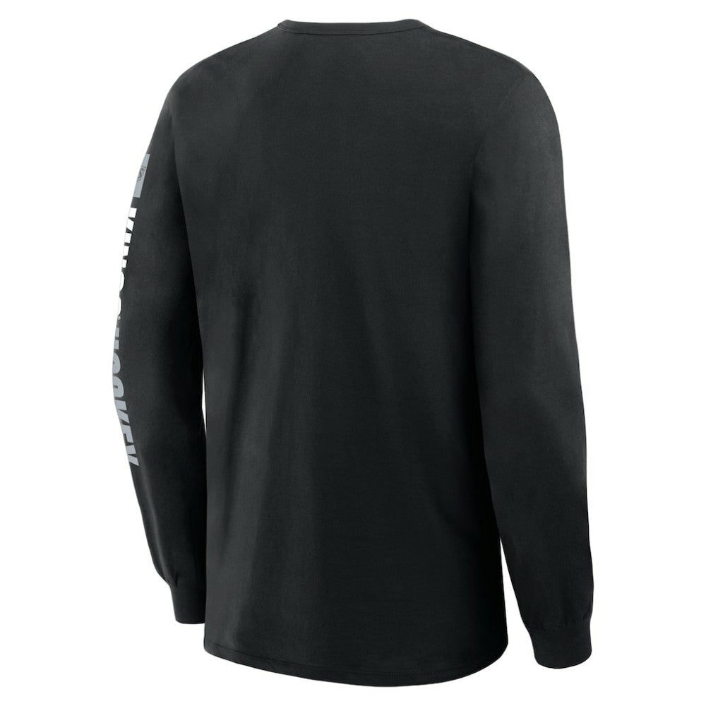 Los Angeles Kings Fanatics Goal Crease Legacy Long Sleeve T-Shirt - Black T-shirts