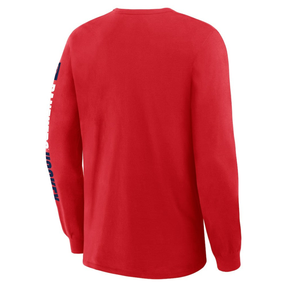 Florida Panthers Fanatics Goal Crease Legacy Long Sleeve T-Shirt - Red T-shirts
