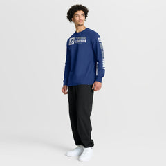 Tampa Bay Lightning Fanatics Goal Crease Legacy Long Sleeve T-Shirt - Blue T-shirts