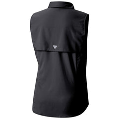 Utah Mammoth Columbia Women's Tamiami Omni-Shade Sleeveless Button-Up Shirt - Black
