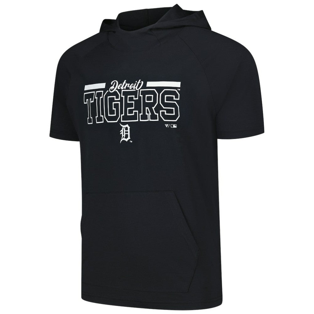 Detroit Tigers Levelwear Phase Vanguard Hoodie T-Shirt Black