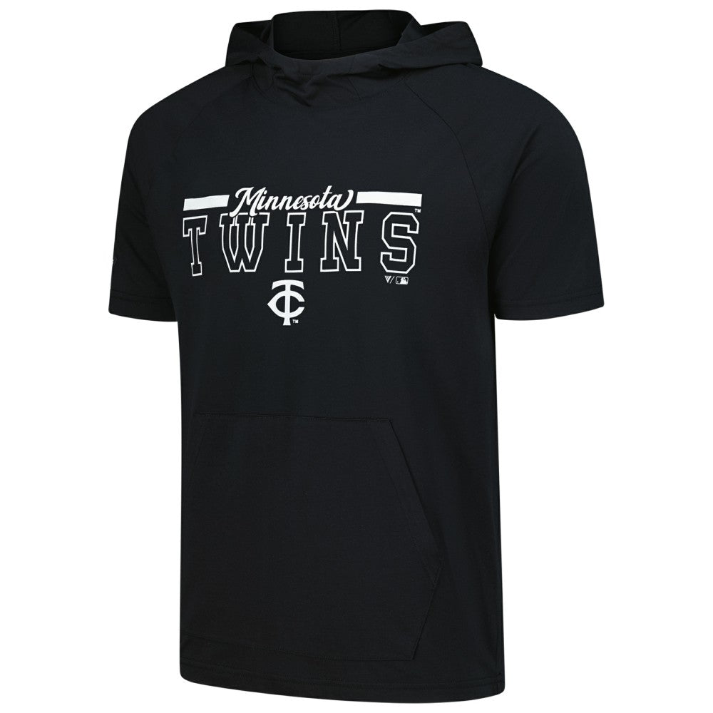 Minnesota Twins Levelwear Phase Vanguard Hoodie T-Shirt Black