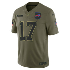 Josh Allen Buffalo Bills 2025 Salute to Service Limited Jersey - Olive outlet