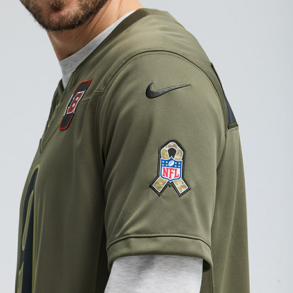 Joe Burrow Cincinnati Bengals 2025 Salute to Service Limited Jersey - Olive for sale