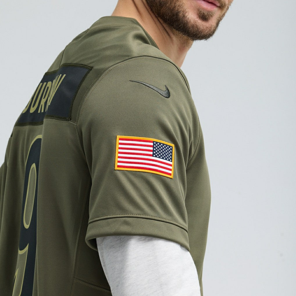 Joe Burrow Cincinnati Bengals 2025 Salute to Service Limited Jersey - Olive for sale