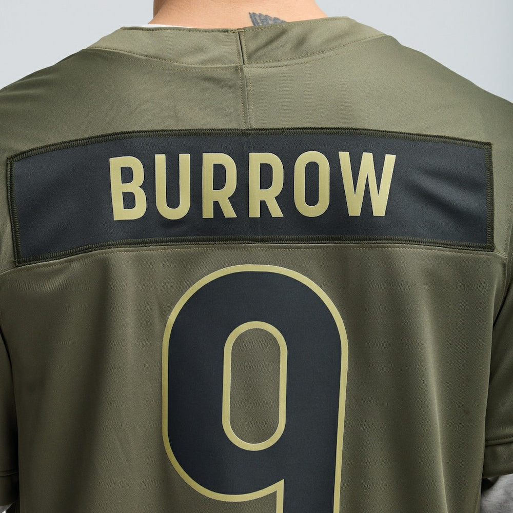 Joe Burrow Cincinnati Bengals 2025 Salute to Service Limited Jersey - Olive for sale