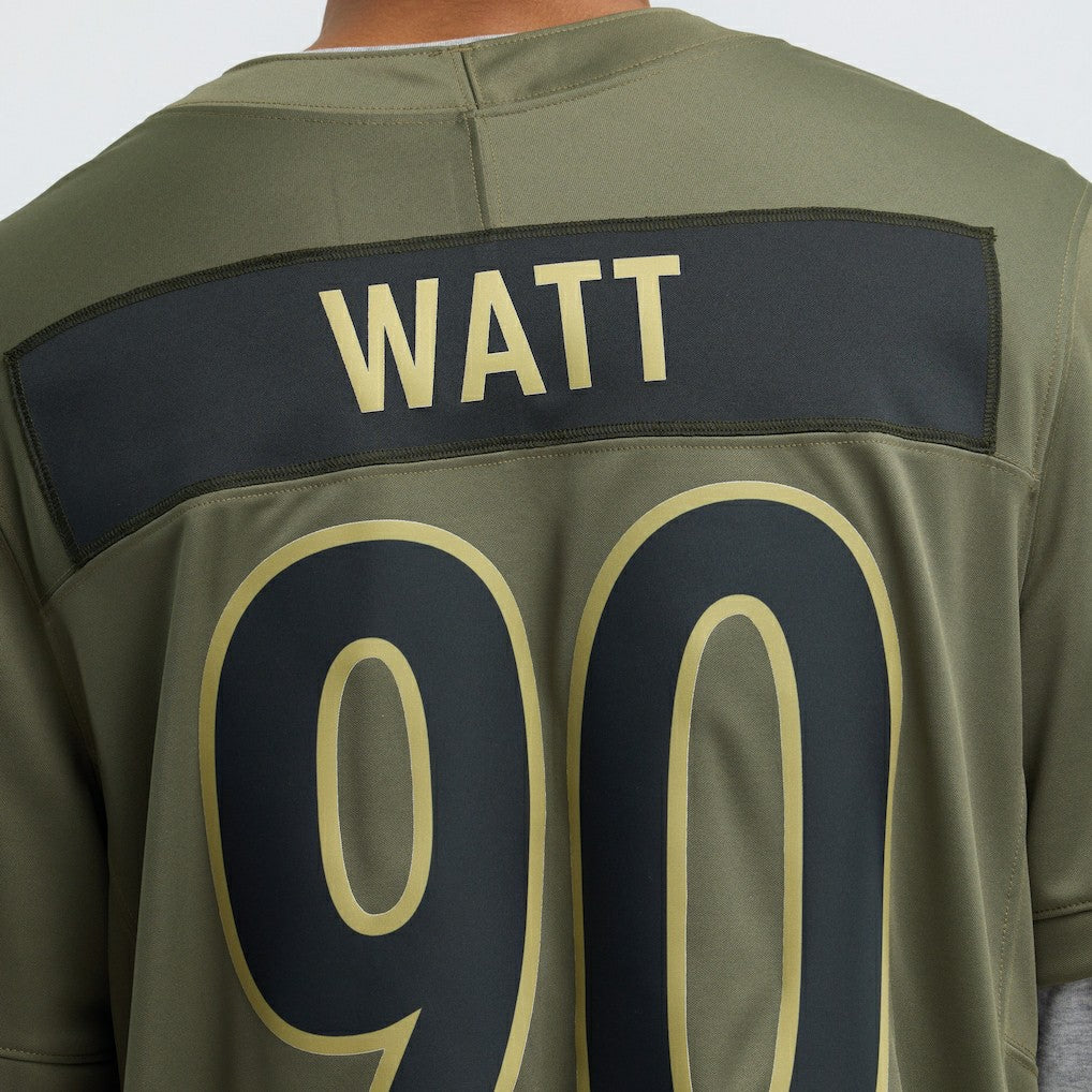 T.J. Watt Pittsburgh Steelers 2025 Salute to Service Limited Jersey - Olive for sale