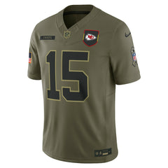 Patrick Mahomes Kansas City Chiefs 2025 Salute to Service Limited Jersey - Olive online