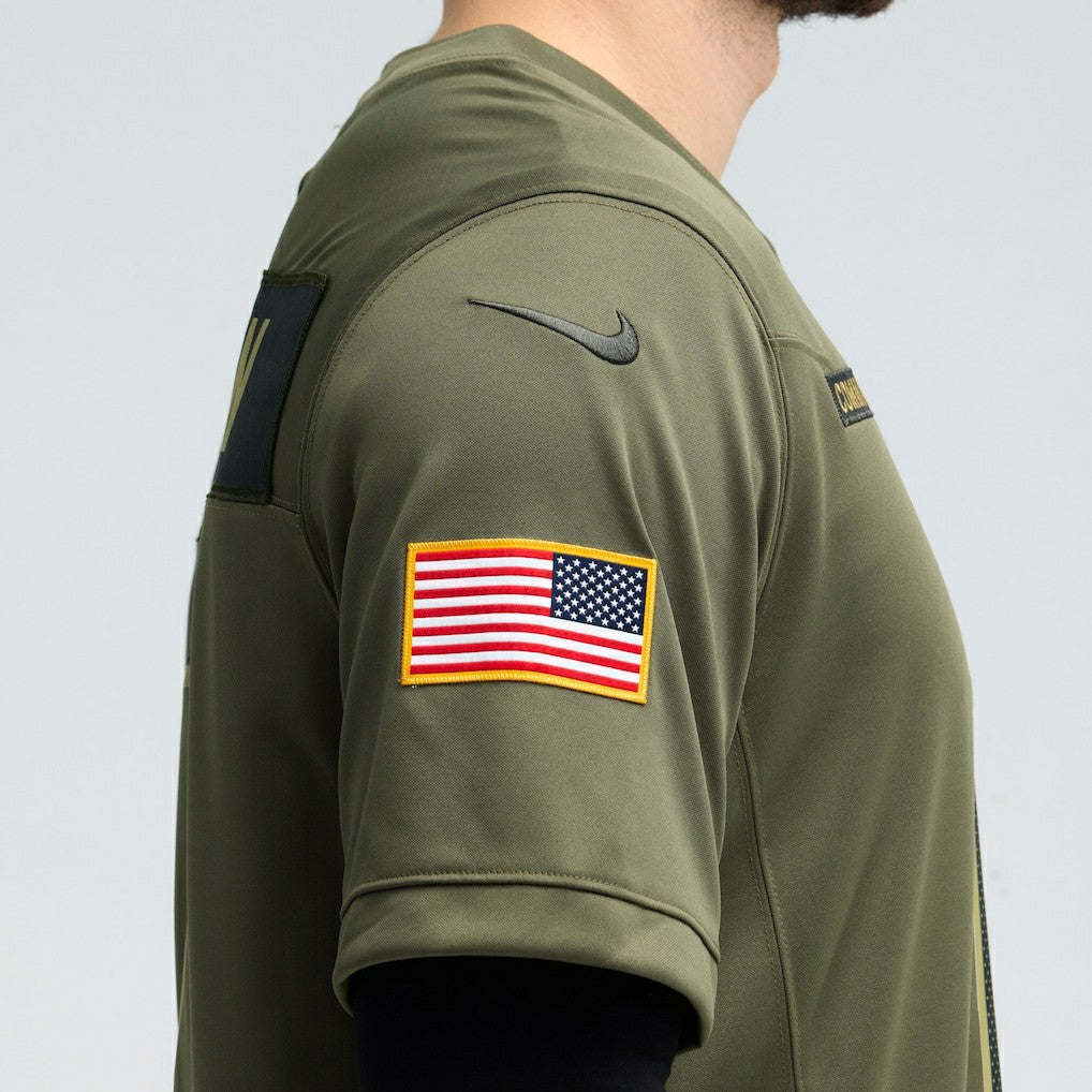 Terry McLaurin Washington Commanders 2025 Salute to Service Limited Jersey - Olive on sale