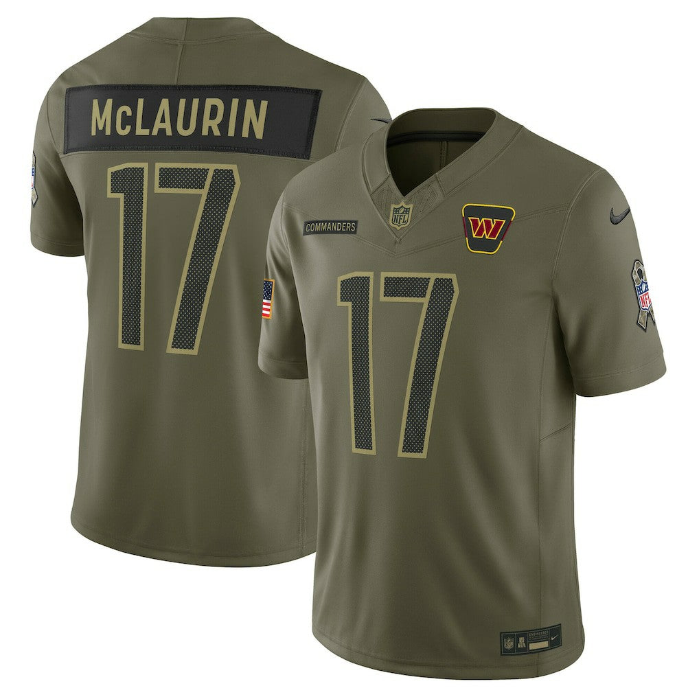 Terry McLaurin Washington Commanders 2025 Salute to Service Limited Jersey - Olive on sale