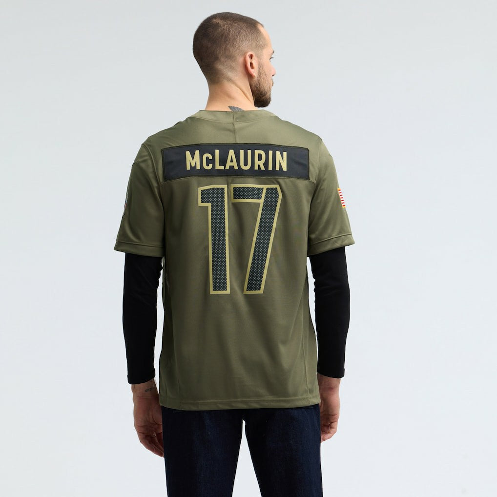 Terry McLaurin Washington Commanders 2025 Salute to Service Limited Jersey - Olive on sale