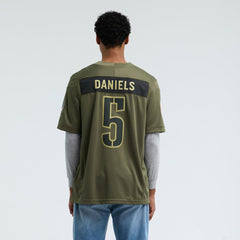 Jayden Daniels Washington Commanders 2025 Salute to Service Limited Jersey - Olive sale