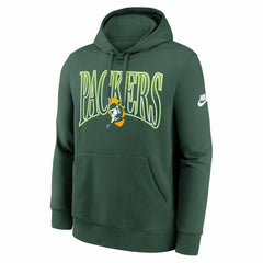 Green Bay Packers Full Blitz Club Fleece Pullover Hoodie - Green discount