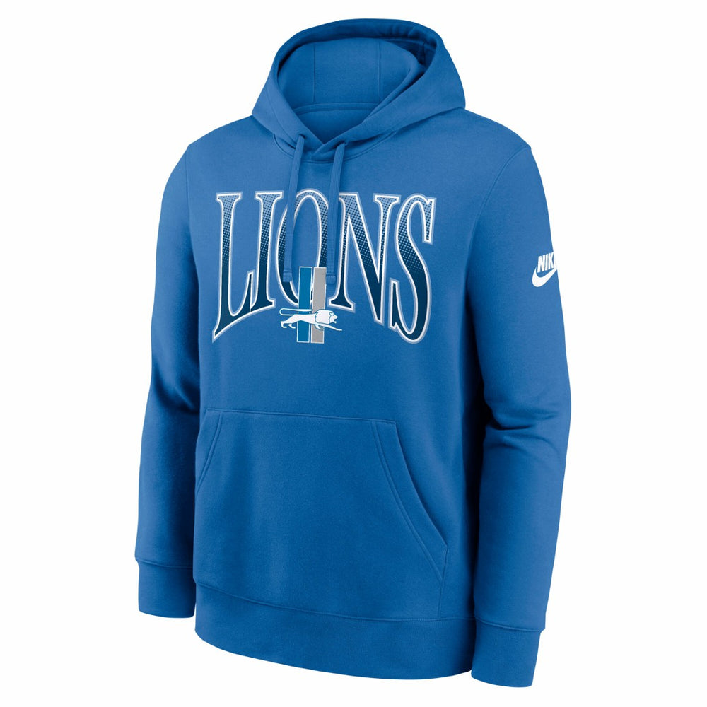Detroit Lions Full Blitz Club Fleece Pullover Hoodie - Blue cheap