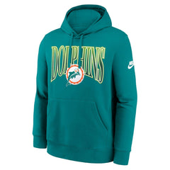 Miami Dolphins Full Blitz Club Fleece Pullover Hoodie - Aqua for sale