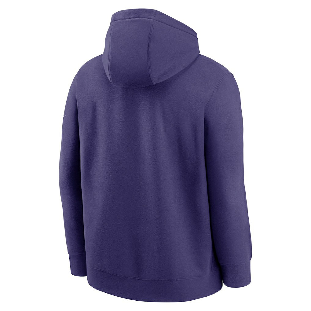 Baltimore Ravens Full Blitz Club Fleece Pullover Hoodie - Purple for sale