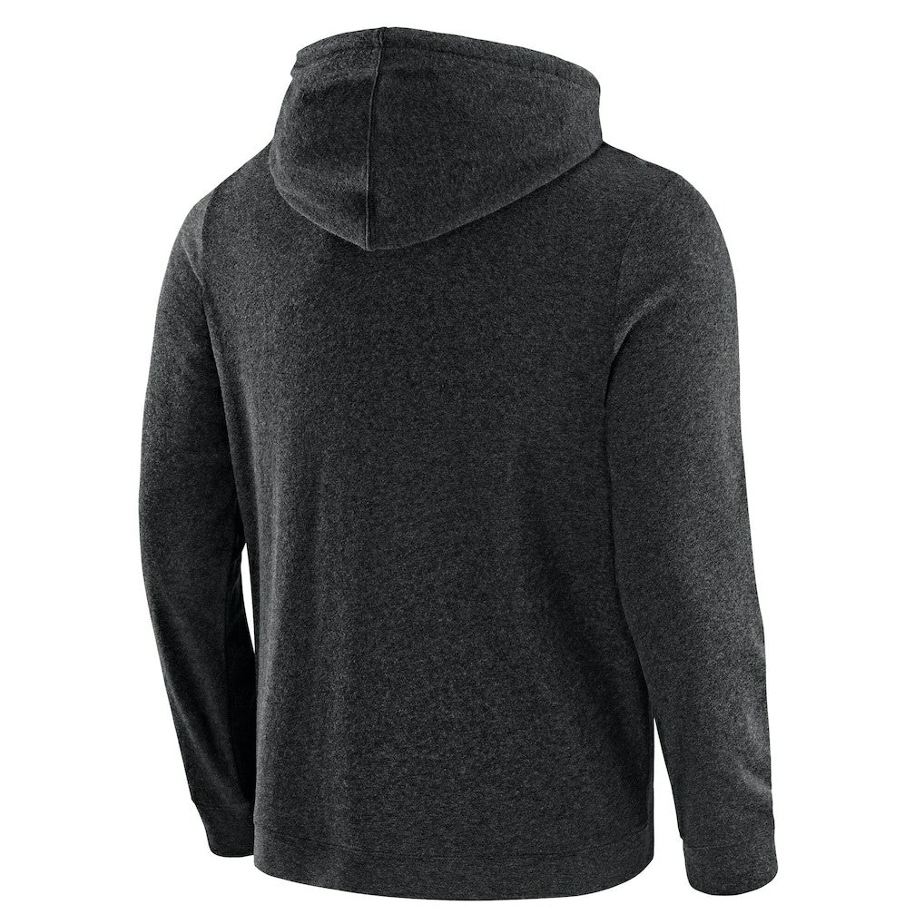 Carolina Panthers J. Palmer Players Lounge Tri-Blend Full-Zip Hoodie - Dark Heather Gray on sale