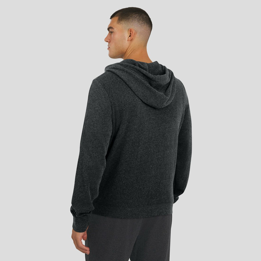 Houston Texans J. Palmer Players Lounge Tri-Blend Full-Zip Hoodie - Dark Heather Gray for sale