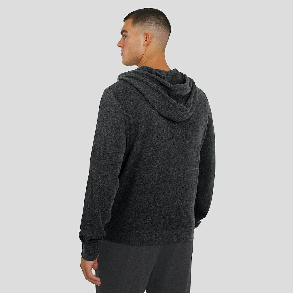 New Orleans Saints J. Palmer Players Lounge Tri-Blend Full-Zip Hoodie - Dark Heather Gray on sale