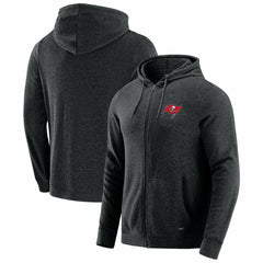 Tampa Bay Buccaneers J. Palmer Players Lounge Tri-Blend Full-Zip Hoodie - Dark Heather Gray on sale