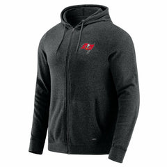 Tampa Bay Buccaneers J. Palmer Players Lounge Tri-Blend Full-Zip Hoodie - Dark Heather Gray on sale