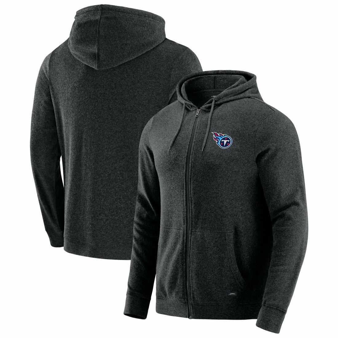 Tennessee Titans J. Palmer Players Lounge Tri-Blend Full-Zip Hoodie - Dark Heather Gray discount