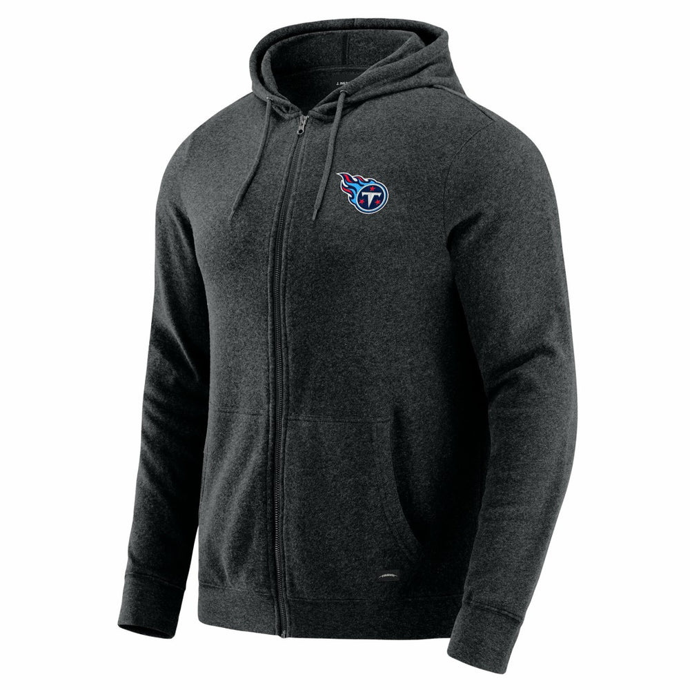 Tennessee Titans J. Palmer Players Lounge Tri-Blend Full-Zip Hoodie - Dark Heather Gray discount