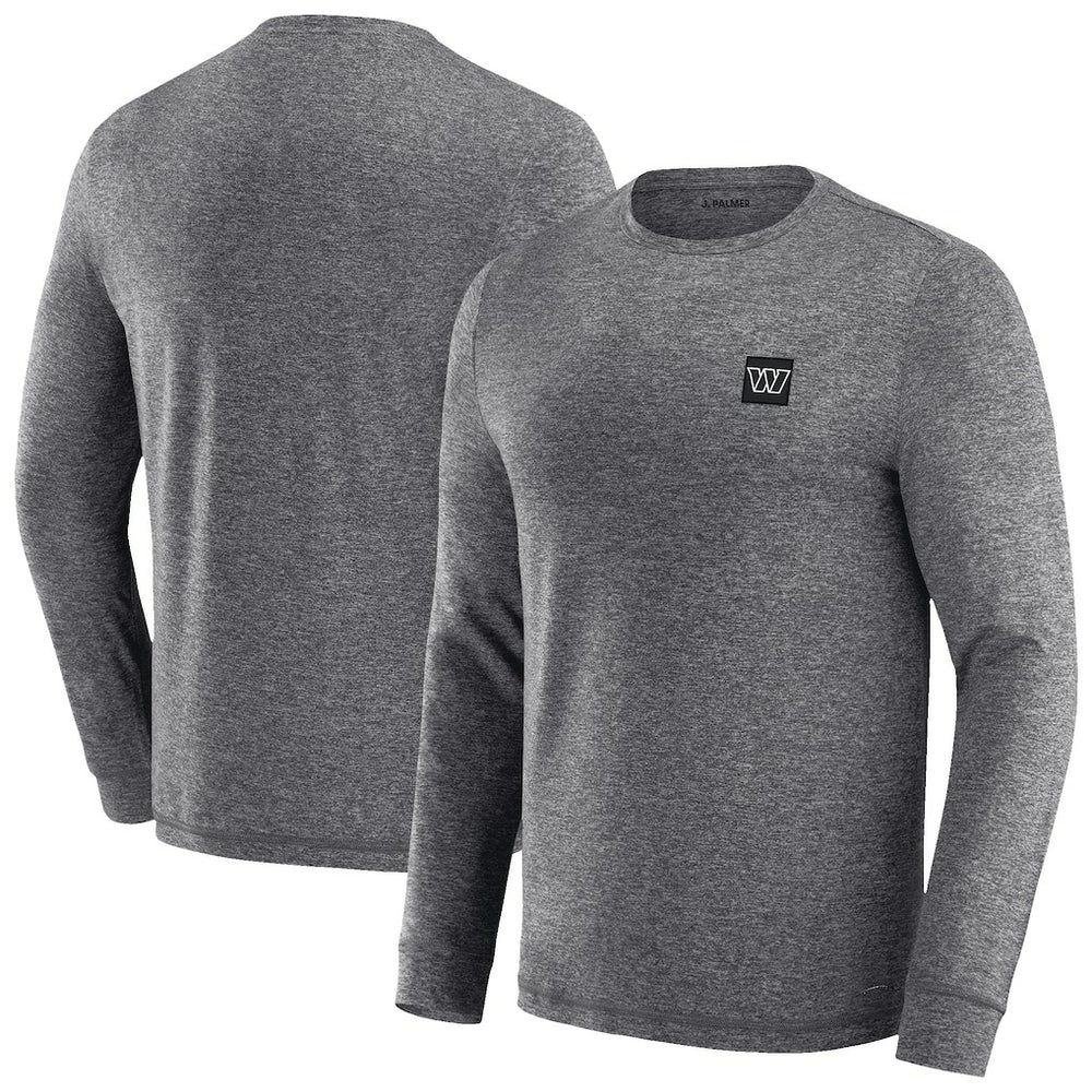 Washington Commanders J. Palmer Four Down Long Sleeve T-Shirt - Heather Black discount