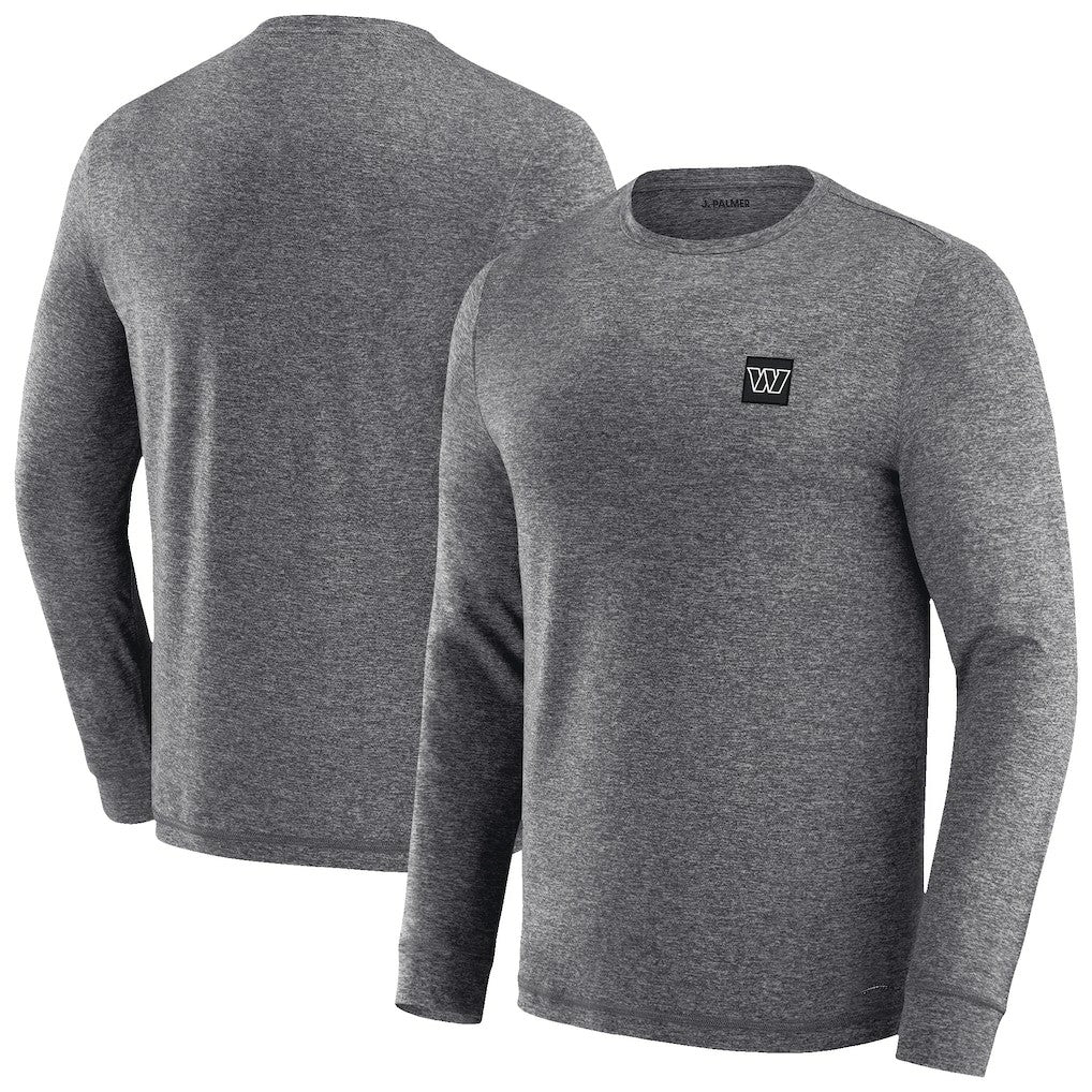 Washington Commanders J. Palmer Four Down Long Sleeve T-Shirt - Heather Black discount