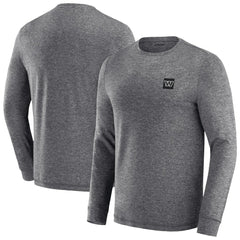 Washington Commanders J. Palmer Four Down Long Sleeve T-Shirt - Heather Black discount