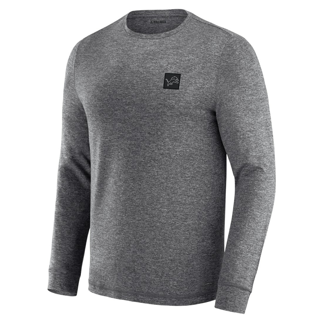 Detroit Lions J. Palmer Four Down Long Sleeve T-Shirt - Heather Black cheap