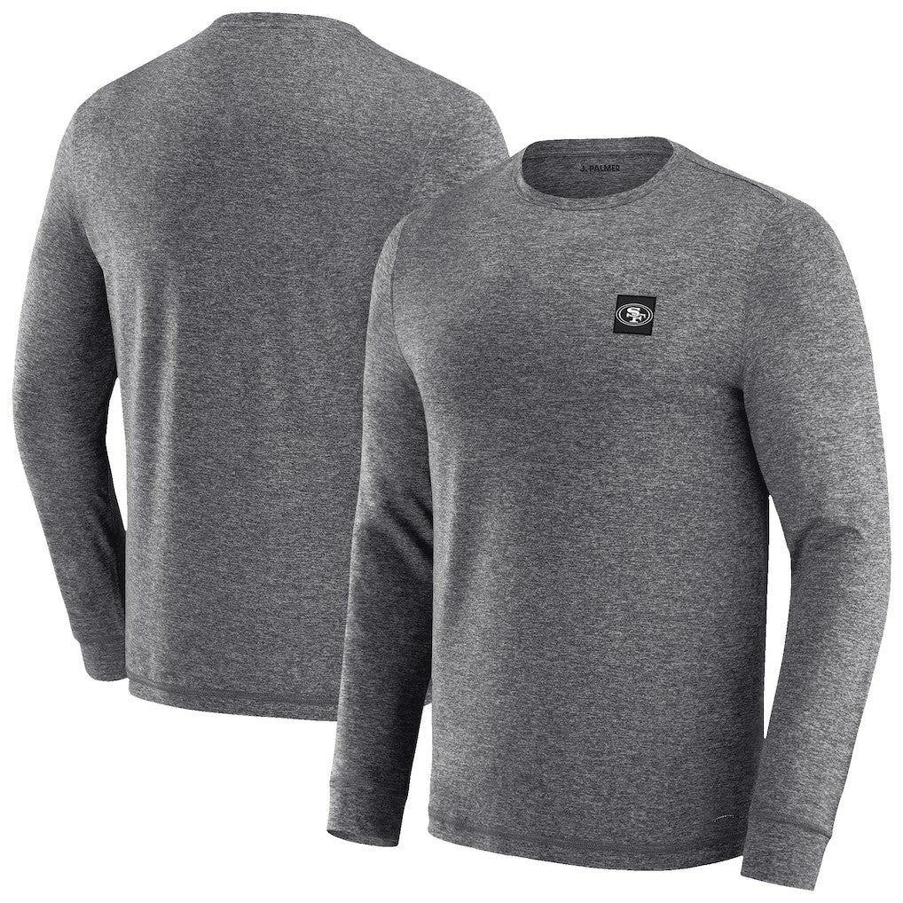 San Francisco 49ers J. Palmer Four Down Long Sleeve T-Shirt - Heather Black for sale