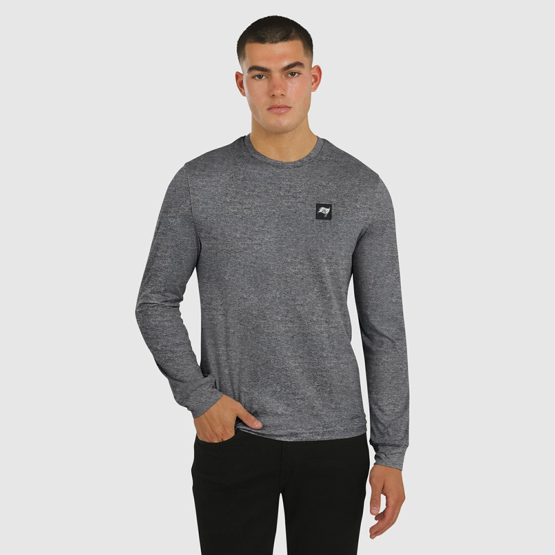 Tampa Bay Buccaneers J. Palmer Four Down Long Sleeve T-Shirt - Heather Black outlet