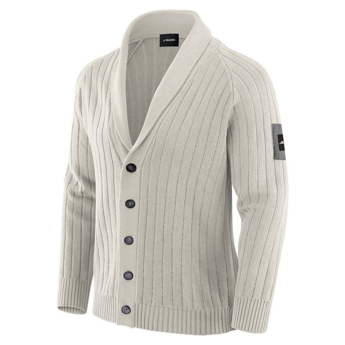 New York Jets J. Palmer The Playmaker Cardigan Raglan Sweater - Gray online