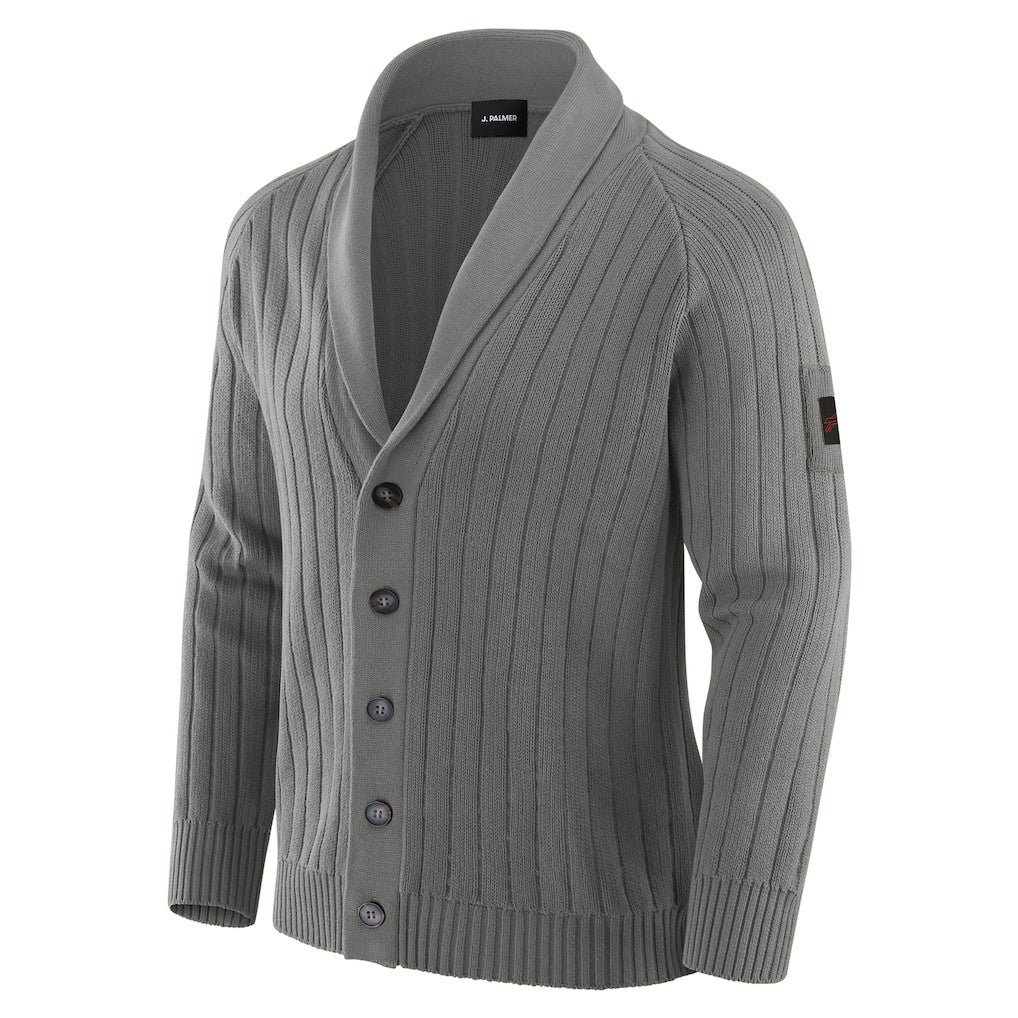 Buffalo Bills J. Palmer The Playmaker Cardigan Raglan Sweater - Graphite on sale