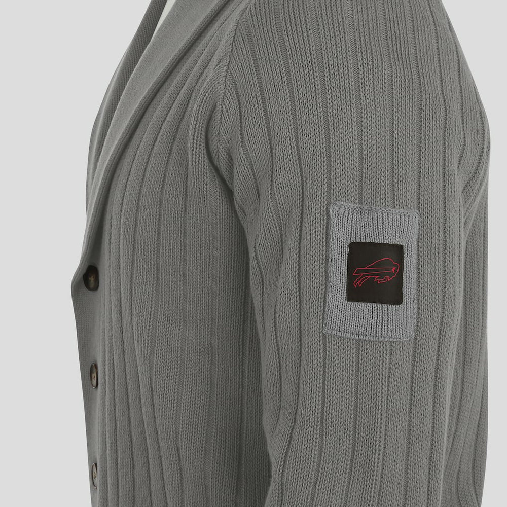 Buffalo Bills J. Palmer The Playmaker Cardigan Raglan Sweater - Graphite on sale