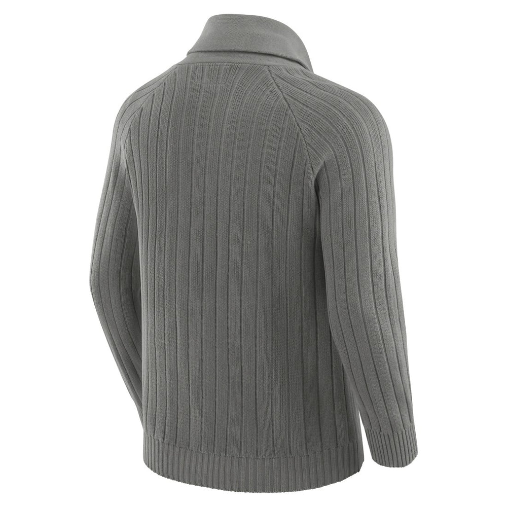 Green Bay Packers J. Palmer The Playmaker Cardigan Raglan Sweater - Graphite cheap