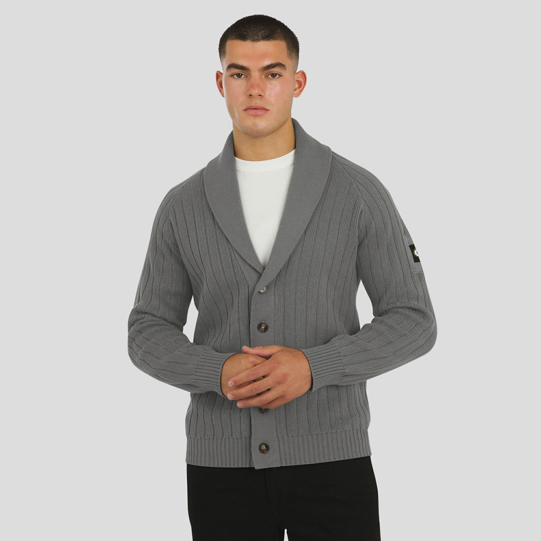 Green Bay Packers J. Palmer The Playmaker Cardigan Raglan Sweater - Graphite cheap