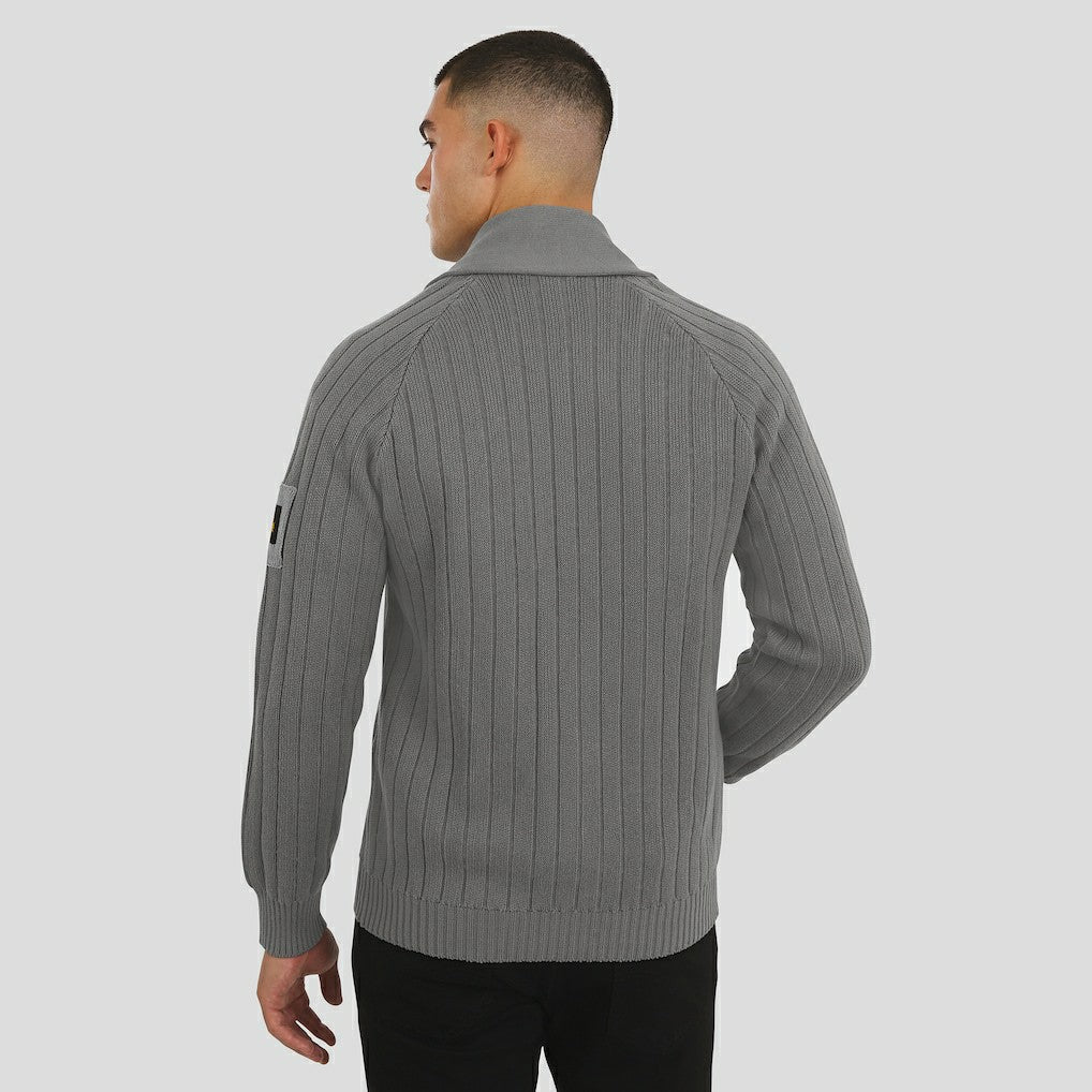 Minnesota Vikings J. Palmer The Playmaker Cardigan Raglan Sweater - Graphite cheap