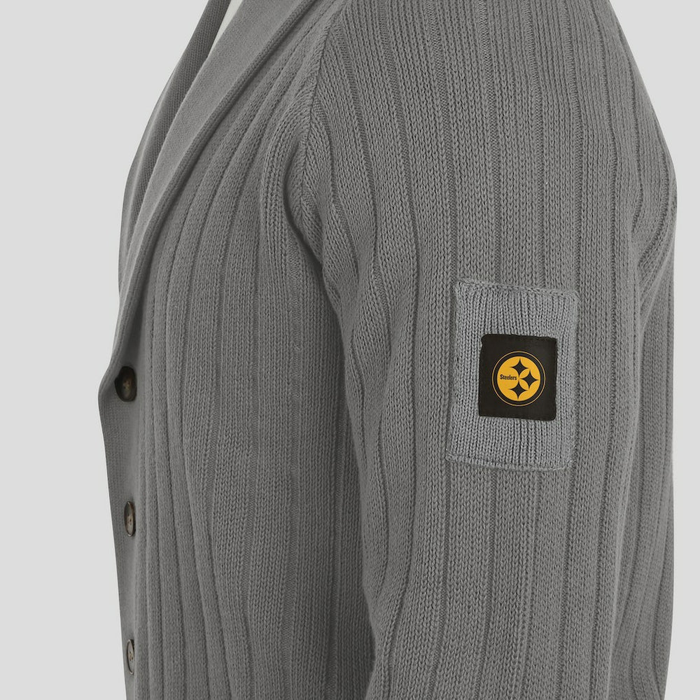 Pittsburgh Steelers J. Palmer The Playmaker Cardigan Raglan Sweater - Graphite online