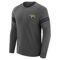 Jacksonville Jaguars J. Palmer Players Lounge Raglan Tri-Blend Sweatshirt - Dark Heather Gray discount