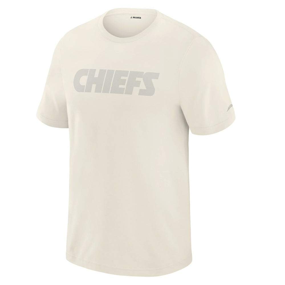 Kansas City Chiefs J. Palmer Play Action Tri-Blend Performance T-Shirt - Cream on sale
