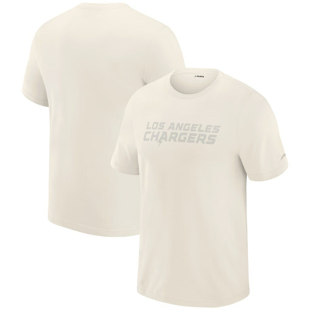 Los Angeles Chargers J. Palmer Play Action Tri-Blend Performance T-Shirt - Cream discount