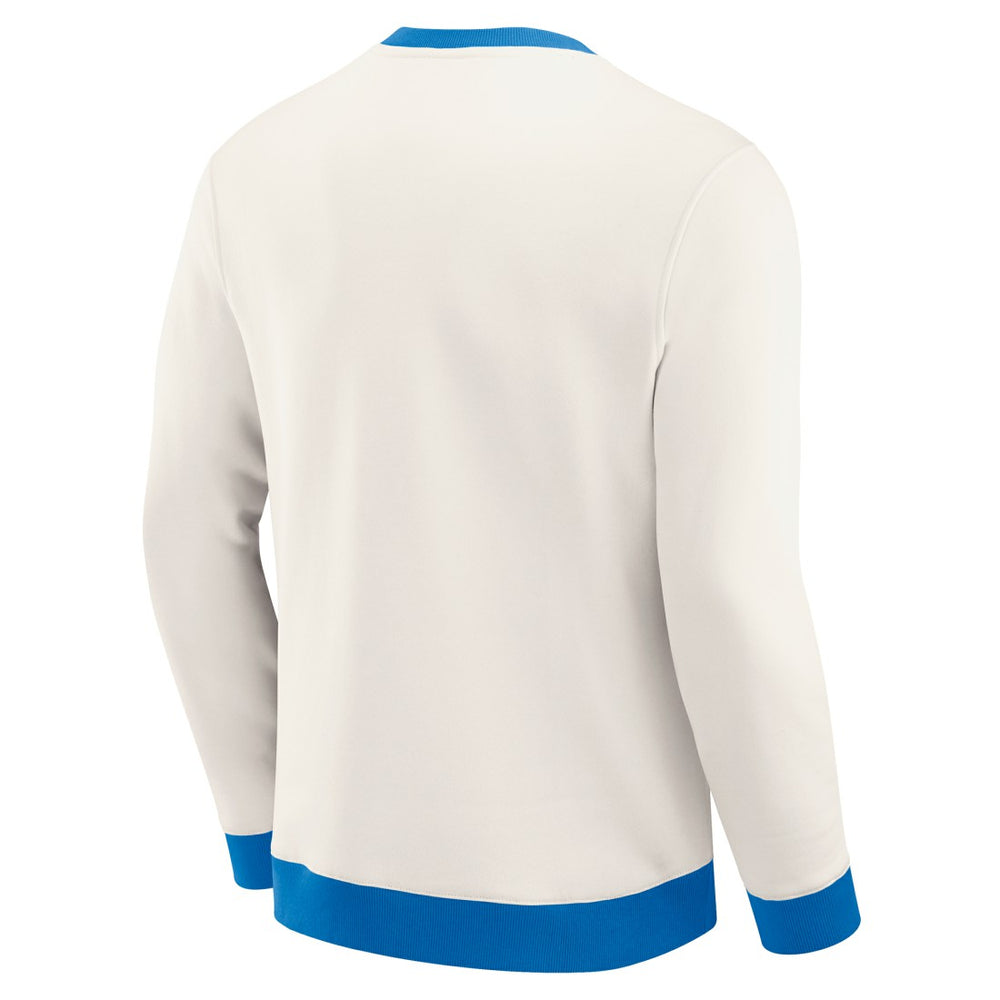 Detroit Lions Darius Rucker Collection Colorblock Pullover Sweatshirt - Cream for sale