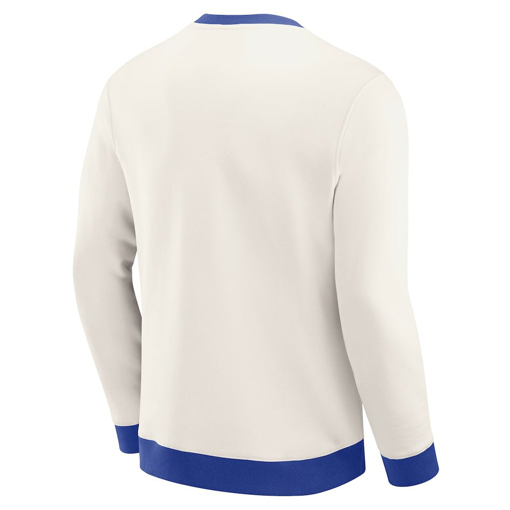 Los Angeles Rams Darius Rucker Collection Colorblock Pullover Sweatshirt - Cream for sale