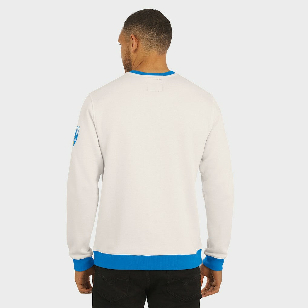 Los Angeles Chargers Darius Rucker Collection Colorblock Pullover Sweatshirt - Cream online